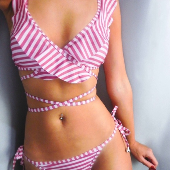Other - Pink Ruffe Bikini